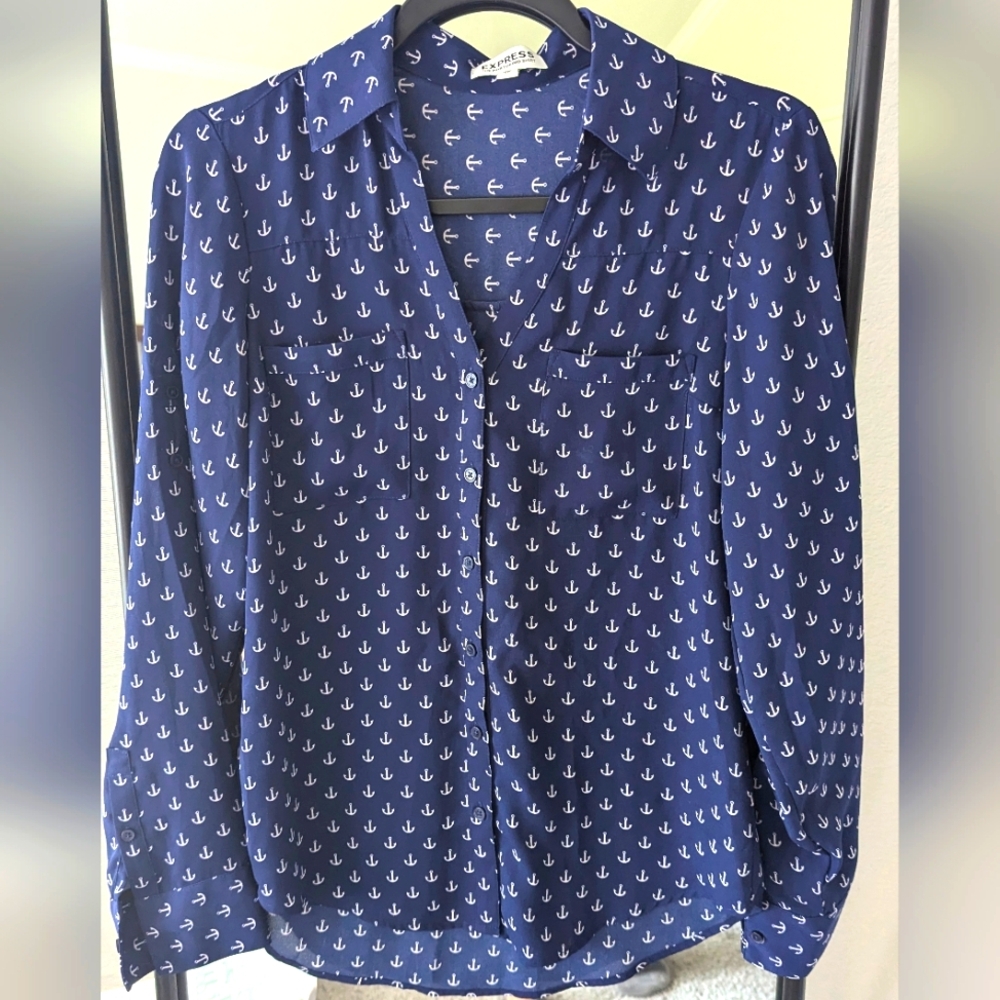 Express long sleeve blouse